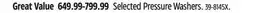 Canadian Tire Selected Pressure Washers offer
