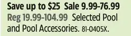 Canadian Tire Selected Pool and Pool Accessories offer