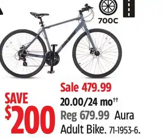 Canadian Tire Raleigh Aura Adult Bike offer