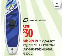Canadian Tire 10´ Inflatable Stand-Up Paddle Board offer