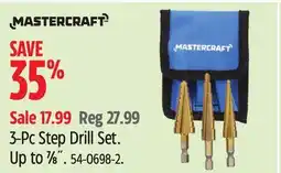 Canadian Tire 3-Pc Step Drill Set offer
