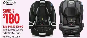 Canadian Tire Graco Selected Car Seats offer