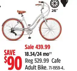 Canadian Tire Cafe Adult Bike offer