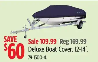 Canadian Tire Deluxe Boat Cover offer