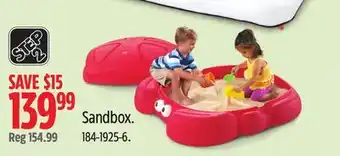Canadian Tire Sandbox offer