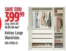 Canadian Tire CANVAS Kelsey Large Wardrobe offer