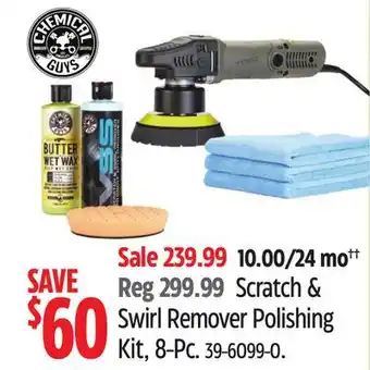 Canadian Tire chemical Scratch & Swirl Remover Polishing Kit offer