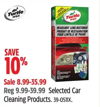 Canadian Tire Selected Car Cleaning Products offer