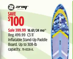 Canadian Tire Zray Inflatable Stand-Up Paddle Board offer