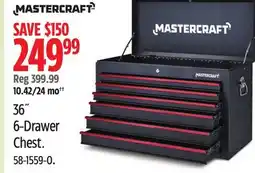 Canadian Tire Mastercraft 6-Drawer Chest offer