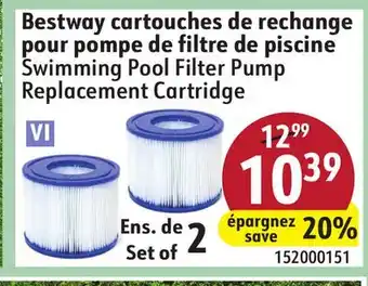 Sushi Shop Bestway Swimming Pool Filter Pump Replacement Cartridge offer