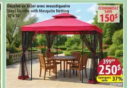 Sushi Shop Steel Gazebo with Mosquito Netting offer