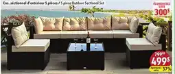 Sushi Shop 5 piece Outdoor Sectional Set offer