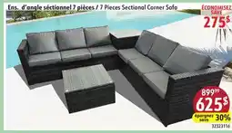 Sushi Shop 7 Pieces Sectional Corner Sofa offer