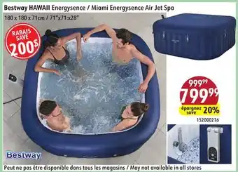 Sushi Shop Bestway HAWAII Energysence / Miami Energysence Air Jet Spa offer