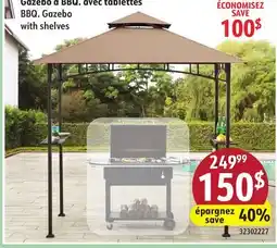 Sushi Shop BBQ. Gazebo with shelves offer