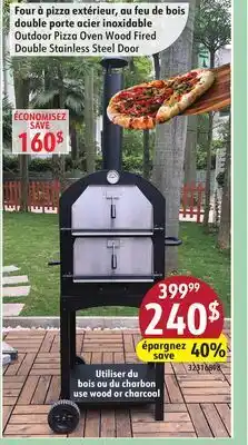 Sushi Shop Outdoor Pizza Oven Wood Fired Double Stainless Steel Door offer