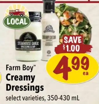 Farm Boy Farm Boy Creamy Dressings offer