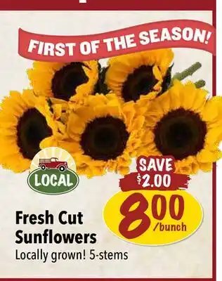 Farm Boy Fresh Cut Sunflowers offer
