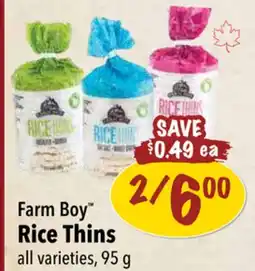 Farm Boy Farm Boy Rice Thins offer