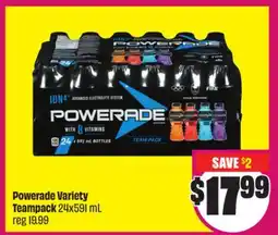 Chalo FreshCo Powerade Variety Teampack 24x591 mL offer