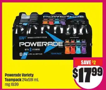 Chalo FreshCo Powerade Variety Teampack 24x591 mL offer