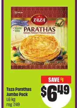 Chalo FreshCo Taza Parathas Jumbo Pack 1.6 kg offer