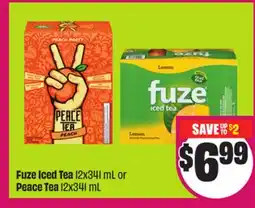 Chalo FreshCo Iced Tea 12x341 mL or Tea 12x341 mL offer
