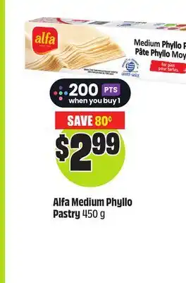 Chalo FreshCo Alfa Medium Phyllo Pastry 450 g offer