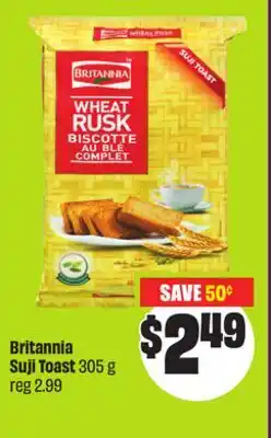 Chalo FreshCo Britannia Suji Toast 305 g offer