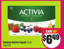 Chalo FreshCo Danone Activia Yogurt 12 pk offer