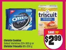 Chalo FreshCo Christie Cookies Select Varieties 224-303 g or Christie Triscuits 185-200 g offer