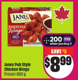 Chalo FreshCo Janes Pub Style Chicken Wings Frozen 660 g offer