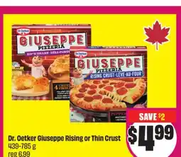 Chalo FreshCo Dr. Oetker Giuseppe Rising or Thin Crust 439-785 g offer