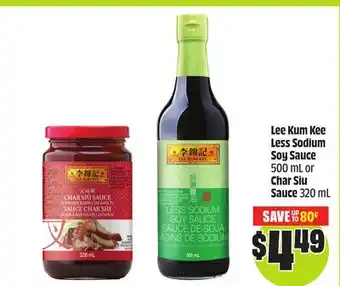 Chalo FreshCo Lee Kum Kee Less Sodium Soy Sauce 500 mL or Char Siu Sauce 320 mL offer