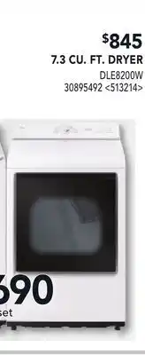 RONA 7.3 CU. FT. DRYER offer