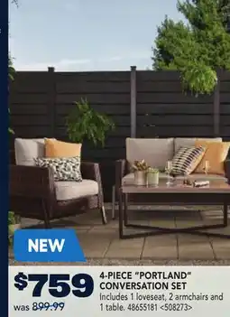 RONA 4-PIECE PORTLAND CONVERSATION SET offer