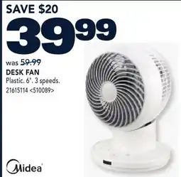 RONA MIDEA DESK FAN offer