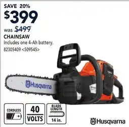 RONA CHAINSAW offer
