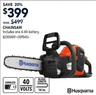 RONA CHAINSAW offer