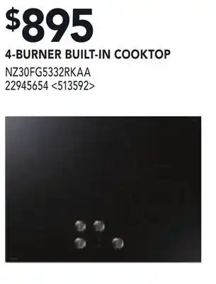 RONA 4-BURNER BUILT-IN COOKTOP offer