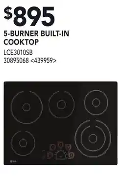 RONA LG 5-BURNER BUILT-IN COOKTOP offer