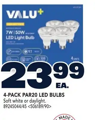 RONA 4-PACK PAR20 LED BULBS offer