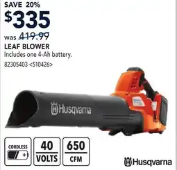 RONA LEAF BLOWER offer