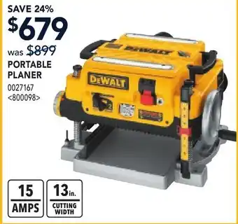 RONA DEWALT PORTABLE PLANER offer