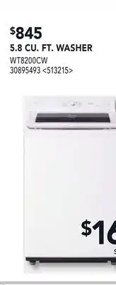 RONA 5.8 CU.FT. WASHER offer