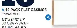 RONA METRIE 10-PACK FLAT CASINGS offer