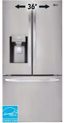 RONA LG 28 CU. FT. REFRIGERATOR offer