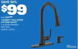 RONA CAGNEY PULL-DOWN KITCHEN FAUCET offer