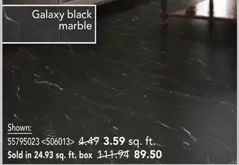 RONA Galaxy black marble offer